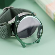 오르몽트 갤럭시워치6 40mm 44mm TPU 풀커버 보호커버 보호케이스 초경량 액정보호 젤리 범퍼케이스, 그린 그린