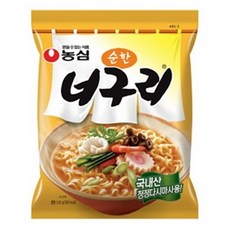 [하이퍼] 농심 순한너구리 120g*5개*8봉(1박스), 1box