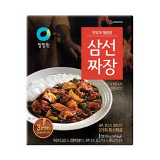 청정원 3분 즉석 삼선 짜장 180g, 1개