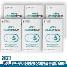 유단백추출물 프리미엄 콘드로이친MBP 90정 6병 분리유청단백질 산양유단백질 상어연골분말, 6개