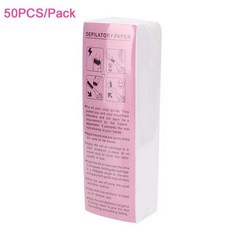 부직포 바디 및 페이셜 스트립 왁싱 제모용 페이퍼 부드러운 제모, 108-50pcs