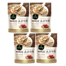 비비고 소고기죽, 420g, 4개