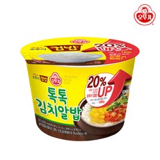 오뚜기 컵밥 톡톡김치알밥, 222g, 6개