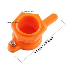 벌꿀 탭 트 밸브 추출기 보틀링 꿀 기계 4 가지 색상 벌집 장비 양봉 도구, Orange, 1개