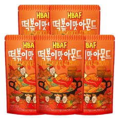 바프 떡볶이맛 아몬드 120g, 5개