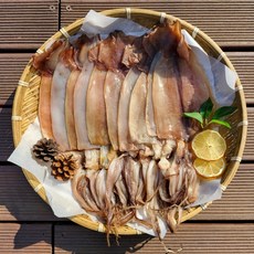 [당일발송] 중량별 촉촉 구룡포 피데기 반건조오징어 + 버터 초장 증정 채채푸드, 1세트, 1kg급 (5미)