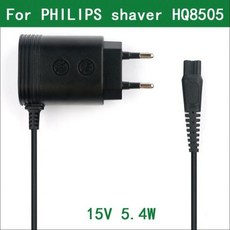 HQ8505 15V 5.4W EU 미국 벽 플매트 카펫 러그 AC 전원 어댑터 충전기 필립스 호환 전기 면도기 HQ7340 HQ7350 HQ7360 HQ7380 HQ7390 HQ7, [01] EU Charger, 1개입, 1개