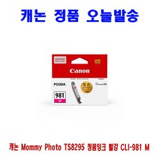 [무료배송] 캐논 Mommy Photo TS8295 정품잉크 빨강 CLI-981_:D+003.6, 본상품선택 1, 본상품선택 본상품선택