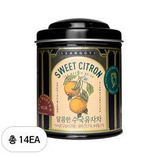 쌍계명차 티 마스터 캔 달콤한 수국유자차, 1.2g, 12개입, 14개