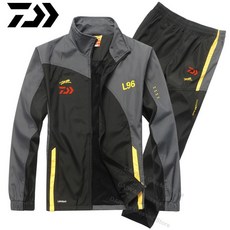 DAIWA 여름 가을 야외 스포츠 캠핑 낚시 상하 세트복, suit 02