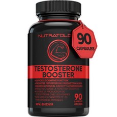 테스토스테론 부스터 - Tribulus Terrestris Tongkat Ali Maca 각질 염소 잡초 인삼 DIM. 신체 기능 향상 및 생산 촉진, 1개