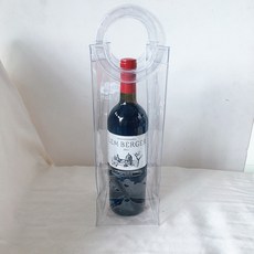 마켓홈즈 PVC 와인 칠링백 피크닉 맥주 쿨링백 아이스 가방 보냉백(업그레이드싱글)