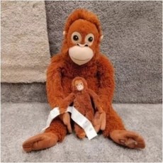 이케아 원숭이 인형 새끼 미니 아기 오랑우탄
