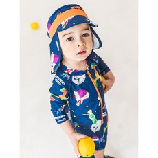 요바프 아기수영복 베이비 유아래쉬가드 일체형_어린왕자 (롱슬리브)