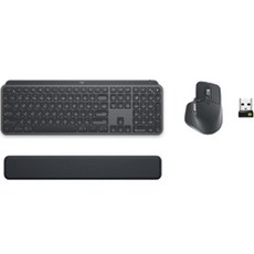 로지텍 MX 키 무선 키보드 + 마우스 세트, 블랙, 일반형
