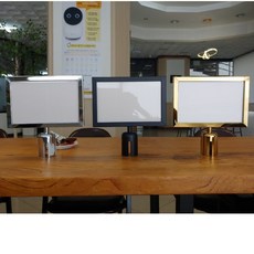 정수생활건강 스텐 벨트 차단봉 2개(1쌍), 사인폴 실버1개, 1개