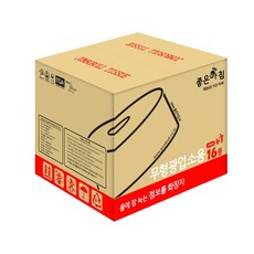 I좋은아침I 2겹 무형광 엠보 업소용 점보롤 화장지 휴지 16롤_170M, 16개, 1롤