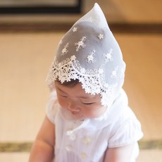 신생아꽃모자