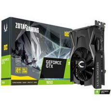 ZOTAC(조탓크)그래픽 보드 GAMING GeForce GTX 1650 OC GDDR6 ZT-T16520F-10L[4GB/GeForce GTX시리즈]ZTT, 단일상품