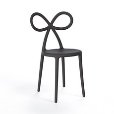 [퀴부] [ Qeeboo] 리본 체어 / Ribbon Chair, 색상:블랙