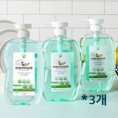 친환경 EM 식기 과일 채소 주방세제, 3개, 750ml