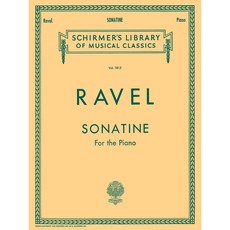 Ravel - Sonatine 라벨 - 소나티네 피아노 악보집 Schirmer 셔머