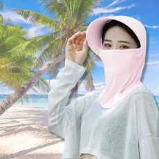 스마일하우스 런닝 마스크 아이스 모자형 여름 넥 쿨러 캡 골프 달 194238, 핑크_단일상품