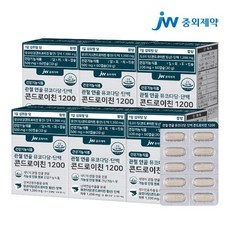 JW중외제약 관절 연골 뮤코다당 단백 콘드로이친 1200, 60정, 6박스