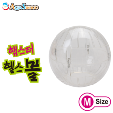 햄스터운동기구 햄스터볼(M/13cm), 1개, 투명색