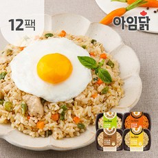 [아임닭] 맛있는 닭가슴살 간장계란볶음밥 도시락, 12팩