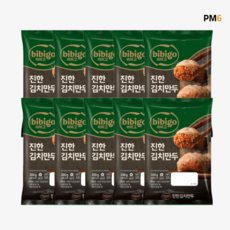 비비고 진한김치만두 만두 대용량, 10개, 200g