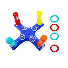 1 세트 후프 링 토스 quoits 플라스틱 링 던지기 페룰 재미 있은 어린이 야외 스포츠 완구 어린이를위한 크로스 가든 게임 풀 선물, 다중