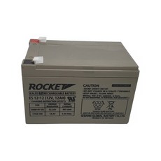 [연축전지] 로케트 ES12-12 12V 12A /납전지/전동차/예비보조전력/배터리, 1개, 1개