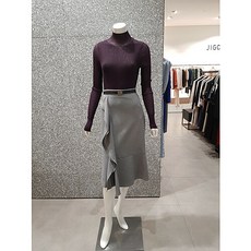 [지고트] 울 골지 시스루 풀오버 니트 JK9A1PO83