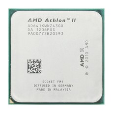 AMD 애슬론 II X4 641 28GHz 쿼드 코어 CPU 프로세서 AD641XWNZ43GX 소켓 FM1, 한개옵션0