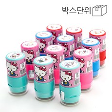 [정품 판매 No1] 고무인닷컴 헬로키티 바로 찍는 만년 스탬프 1BOX 칭찬 스템프 디즈니 유아 어린이 도장 찍기 놀이