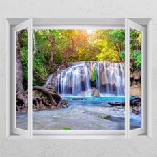 풍경뉴질랜드액자시트지