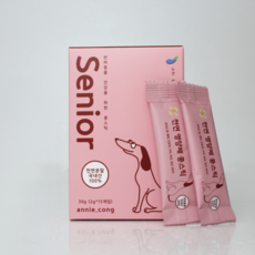 [애니콩] 시니어 콩스틱 (생후 7년 이상 관절 건강) 반려동물 천연 영양제 15개입