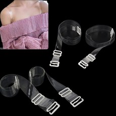 두꺼운투명브라끈
