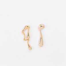 쥬디앤폴 카를라 페인팅 모티브 골드 귀걸이 E50676
