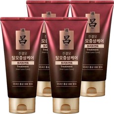 NEW 려 진결모 탈모증상케어 트리트먼트 300ml, 4개