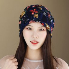 두건 레이스 머리수건 모자통기 망사 코디하기쉬운 임산부 산모모자 에어컨 땀흡수 비니모자