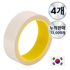 파밍굿즈 논슬립 매트 고정용 테이프 무광, 4개