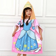 아동비치후드가운