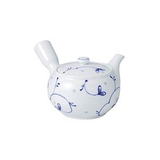 후쿠가라구사 찻주전자 파랑 17×8.5cm, 1개