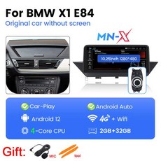 Navifly 6G+128G 자동차 라디오 무선 카플레이 BMW X1 E84 2009 - 안드로이드 올인원 내비게이션 GPS 멀티, 17 2-32 OEM, 01 CHINA