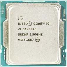 DSPDVWOWCPU 프로세서 인텔 코어 I911900KFI911900KF 3.5GHz 8코어 16스레드 CPU 125W LGA1200 LHY666 - i911900