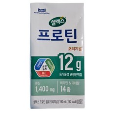 셀렉스 매일 마시는 프로틴 오리지널, 190ml, 12개