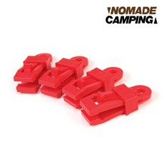 노마드 칼라풀 타프클립 4P-1set, 레드