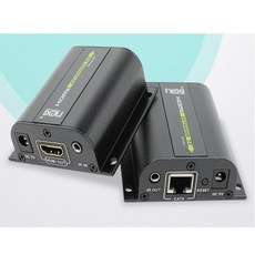 XCI207715최장 60M 송수신 RJ45 HDMI 리피터 (아답터포함) 증폭기 IR리시버 유전원리피터, 단일색상